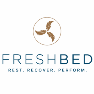 Logo rest, recover, perform